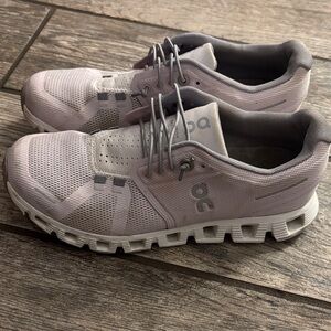 On Running Women's Purple and Gray Sneakers